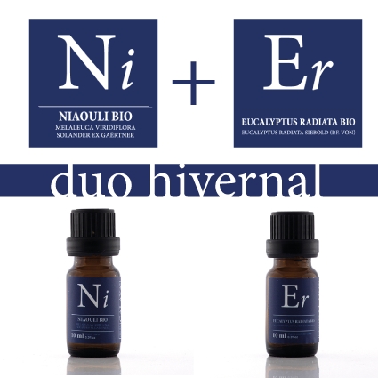 Le Duo Hivernal (Niaouli bio +Eucalyptus Radiata bio)