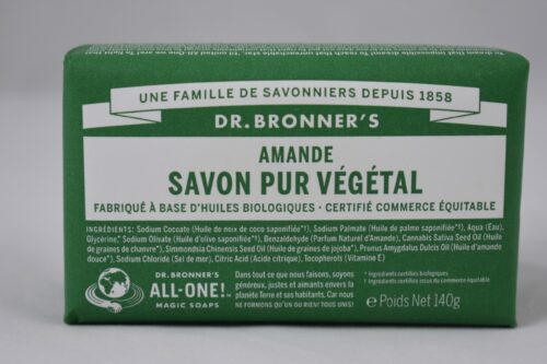Savon pur végétal Dr Bronner's Amande