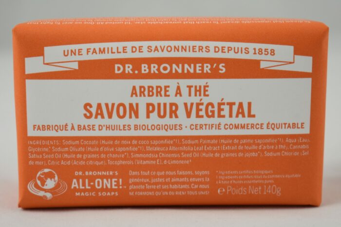 Savon pur végétal Dr Bronner's Arbre à thé