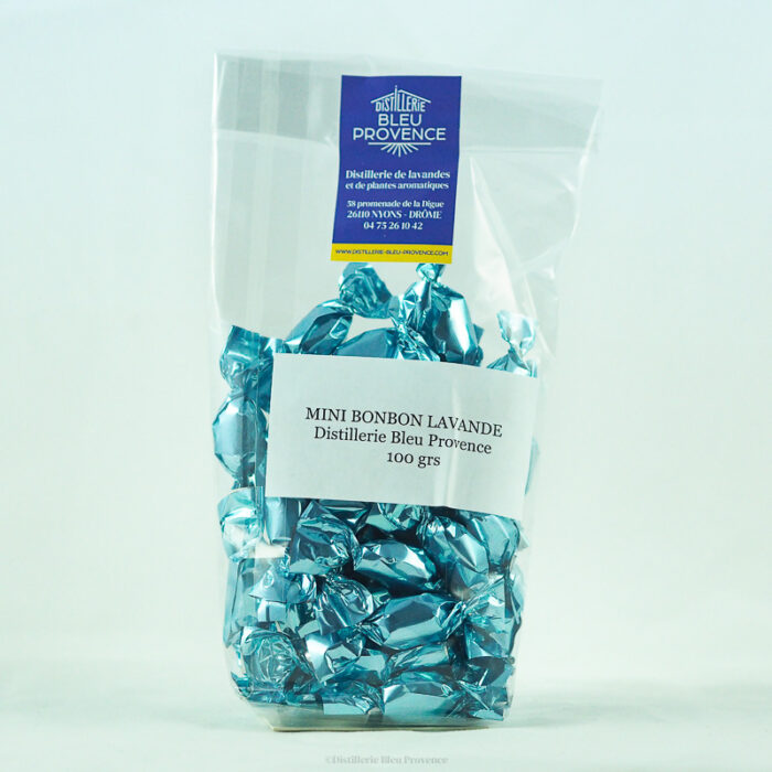 Mini bonbon acidulé Bleu Provence