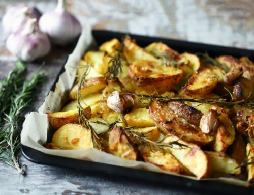 Recette Savoureuse : les pommes de terre rôties au thym