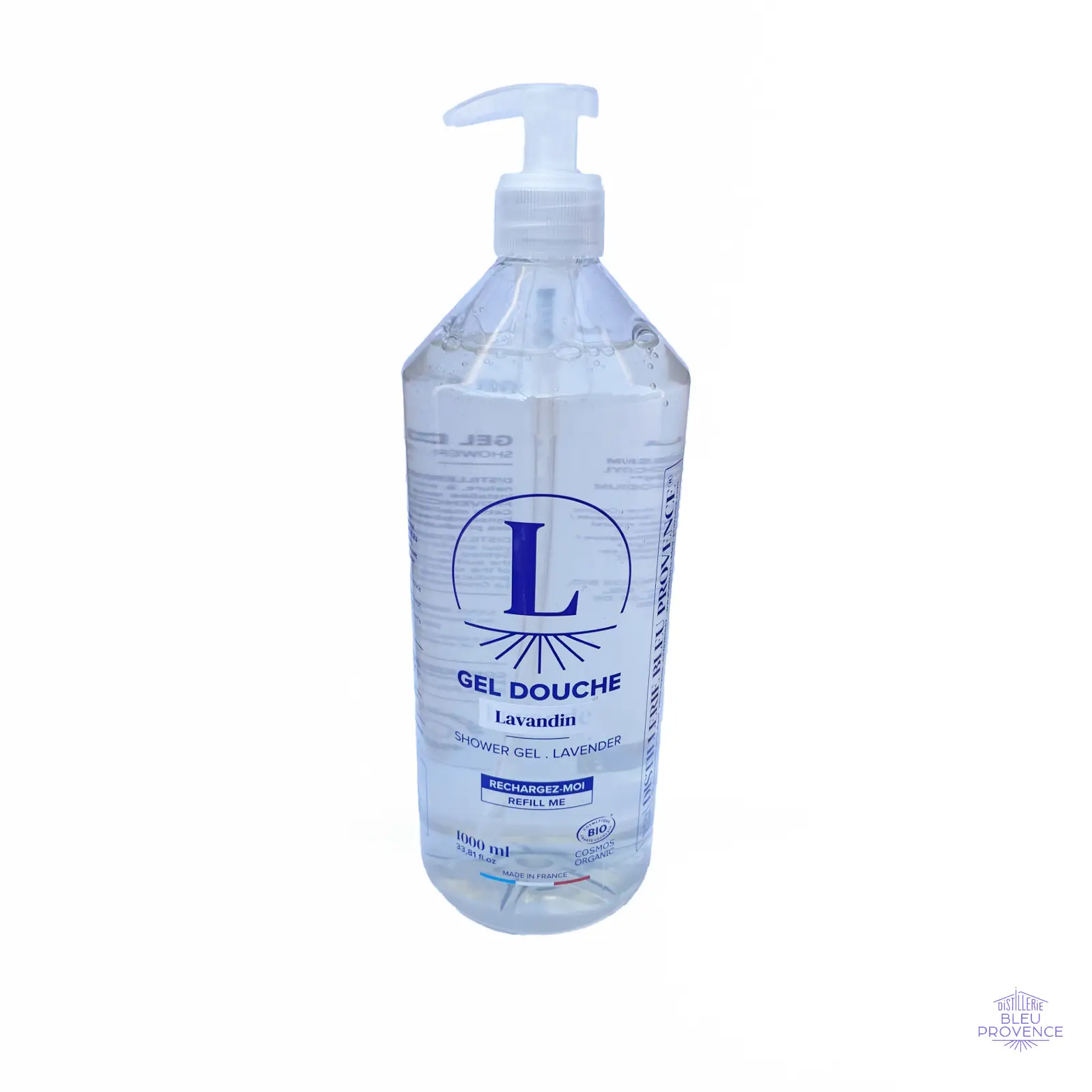 gel douche lavandin 1000ml distillerie bleu provence