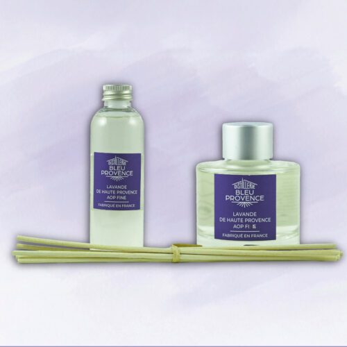 Diffuseur parfum maison lavande aop rotin